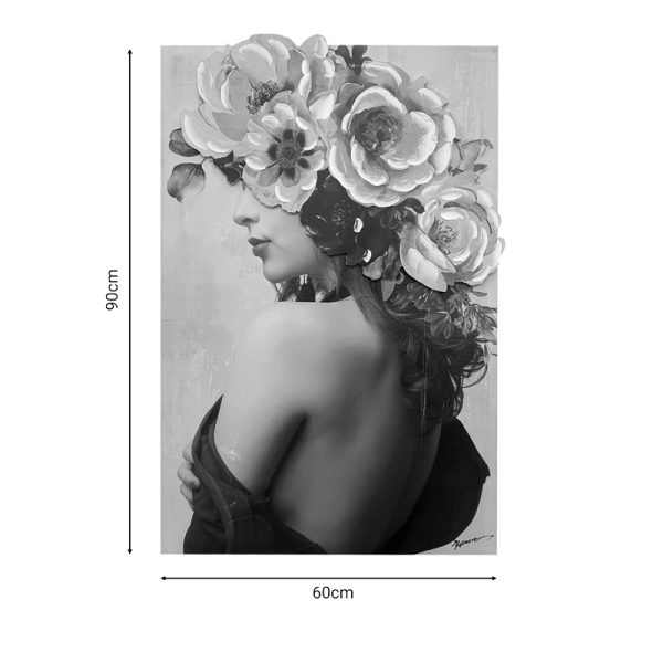 Πίνακας σε καμβά Bezira Inart 60x3x90εκ - Image 2