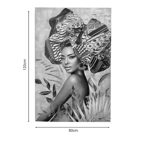 Πίνακας σε καμβά Jewler I Inart 80x3x120εκ - Image 2