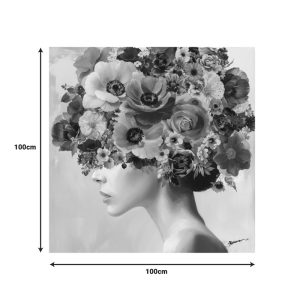 Πίνακας σε καμβά Mavare Ι Inart με πλαίσιο 100×3.5×100εκ