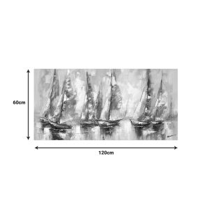 Πίνακας σε καμβά Yelkan Ι Inart με πλαίσιο 120×3.5×60εκ