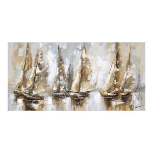 Πίνακας σε καμβά Yelkan Ι Inart με πλαίσιο 120×3.5×60εκ