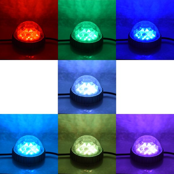 30547 Ψηφιακό LED Module GENIUS DMX512 Addressable 5W 400 lm 320° DC 24V Αδιάβροχο IP68 RGB Φ12 x Υ7cm - Image 5