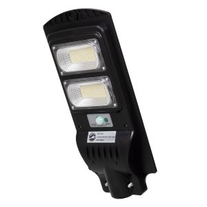 71551 Αυτόνομο Ηλιακό Φωτιστικό Δρόμου Street Light LED SMD 100W 8000lm με Ενσωματωμένη Μπαταρία Li-ion 5500mAh – Φωτοβολταϊκό Πάνελ με Αισθητήρα Ημέρας-Νύχτας PIR Αισθητήρα Κίνησης Αδιάβροχο IP65 Ψυχρό Λευκό 6000K