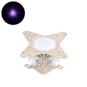 WALLLIGHT-CINA 90659 Φωτιστικό Τοίχου – Απλίκα LED 10W 1000lm 10° AC 220-240V Αδιάβροχο IP65 Μ18.5 x Π18.5 x Υ8.5cm με Αυτόματα Προγράμματα Εναλλαγής Χρωμάτων Πολύχρωμο RGB – Μπεζ της Άμμου
