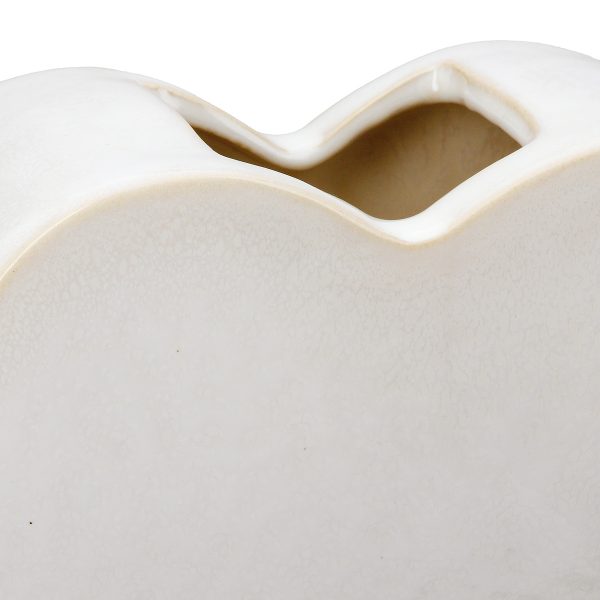 Βάζο 'Heart' Κεραμικό Λευκό 8.5x20x14cm - Image 5