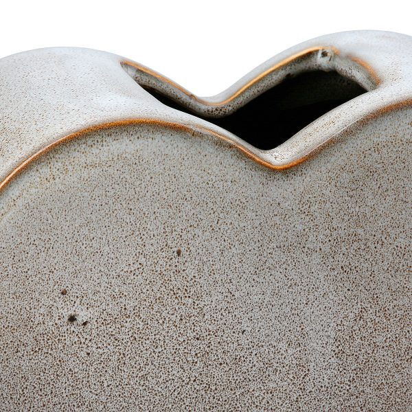 Βάζο 'Heart' Κεραμικό Μπεζ 8.5x20x14cm - Image 5