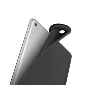 Θήκη Flip Smart inos Apple iPad 9.7 (2017)/ (2018) με TPU Μαύρο