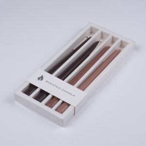 MOCHA-CREAM 35211 ΣΕΤ 4 Αρωματικά Κεριά Κηροπηγίου Παραφίνης με Άρωμα Σοκολάτα – Καφές Πολύχρωμα Μ2 x Π2 x Υ25cm