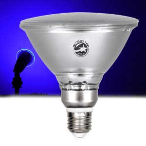 60231 Λάμπα LED E27 PAR38 Κήπου Σκληρού Υάλου 18W 1200lm 60° AC 220-240V IP65 Φ12 x Υ13cm Μπλε – 3 Years Warranty