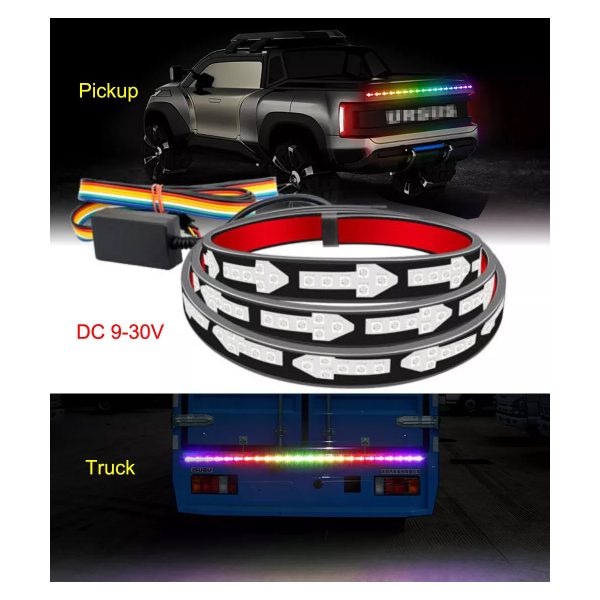 81733 Car Backlit LED Strip Εύκαμπτη Ταινία 150cm Σήμανσης DRL Αυτοκινήτου 5 Προγραμμάτα Φωτισμού LED SMD 5050 10.5W DC 9-30V Αδιάβροχη IP65 RGB - 2 Χρόνια Εγγύηση - Image 5