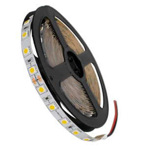 70222 Ταινία LED SMD 5050 5m 14.4W/m 60LED/m 1648lm/m 120° DC 24V IP20 Θερμό Λευκό 3000K – 5 Χρόνια Εγγύηση