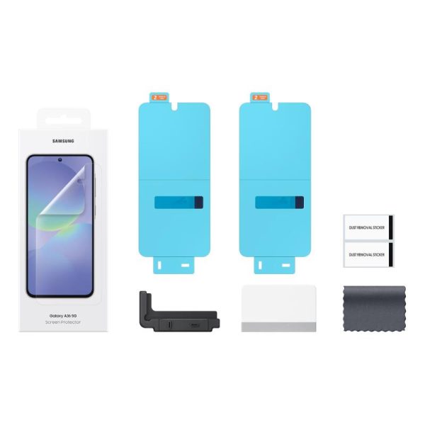 Screen Protector Samsung EF-UA366CTEGWW A366 Galaxy A36 5G Διάφανο (2 τεμ.) - Image 3