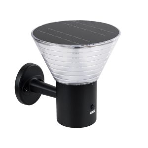 VEGGIE 90530 Φωτιστικό Κολωνάκι Κήπου LED 10W 330lm 120° με Ενσωματωμένο Φωτοβολταϊκό Panel 6V 2W & Επαναφορτιζόμενη Μπαταρία Li-ion 3.2V 1800mAh με Αισθητήρα Ημέρας-Νύχτας Αδιάβροχο IP65 Ψυχρό Λευκό 6000K – Γκρι Ανθρακί – Μ23 x Π30 x Υ25cm – 2 Χρόνια