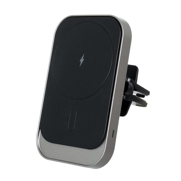 79695 Μαγνητική Βάση Κινητού Αυτοκινήτου Max 15W USB σε USB Type-C με Κλιπ στον Αεραγωγό - Ασύρματη Φόρτιση MagSafe QuickCharge 3.0