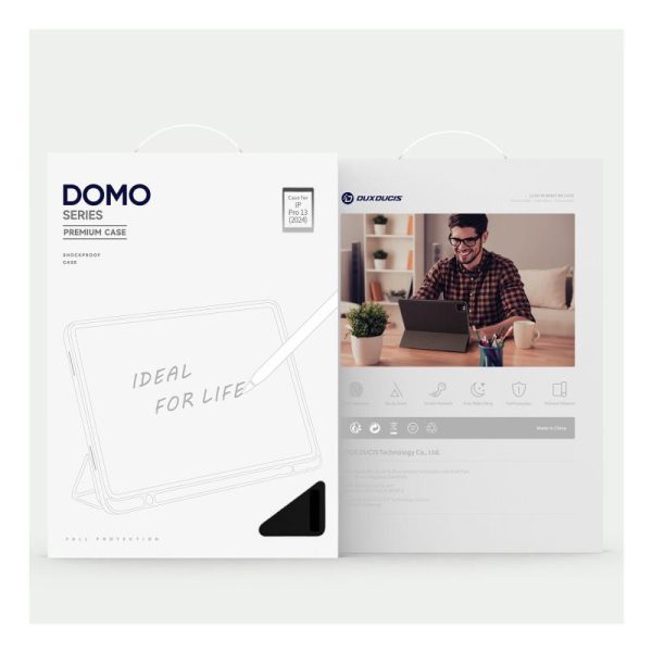 Θήκη TPU Flip Shock Proof Dux Ducis Domo Apple iPad Pro 13.0" (2024) Μαύρο - Image 2