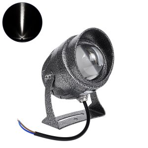 SPOT-XENIA 90509 Σποτ Φωτισμου Wall Washer LED 16W 1600lm 3° DC 24V Αδιάβροχο IP65 Φ9 x Υ12cm Ψυχρό Λευκό 6000K – Σφυρήλατο Γκρι – 3 Years Warranty