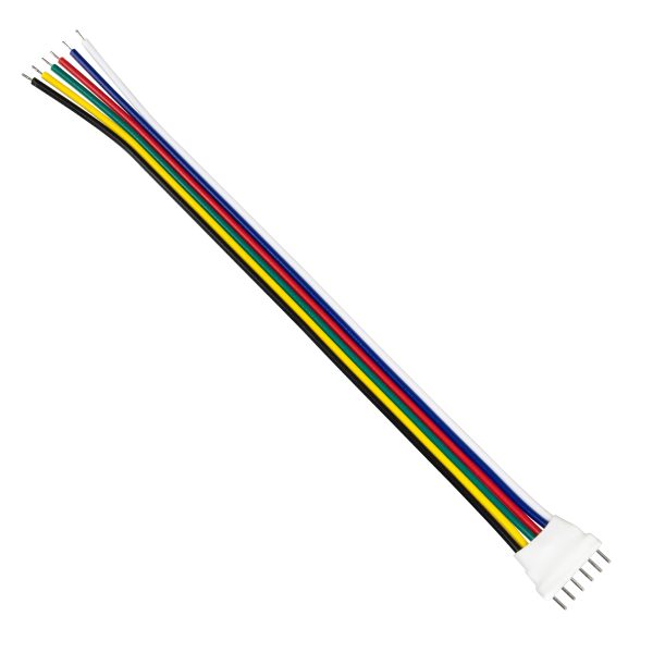 70744 Καλώδιο Σύνδεσης Connector RGB+CCT με 15cm Καλώδιο 6 PIN - Image 2