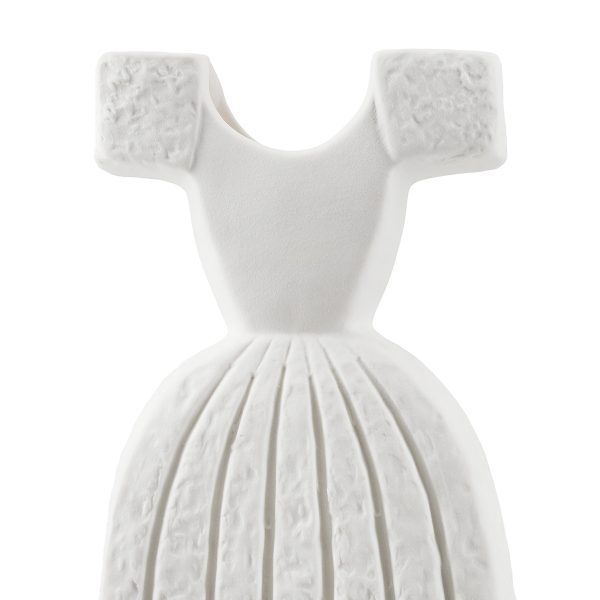 Βάζο 'Bridal Couple' Κεραμικό Λευκό 2Τμχ 6x12x25cm - Image 5