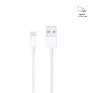 86090 Καλώδιο Φόρτισης Fast Charging Data iPhone 1M από Regular USB 2.0 σε 8 Pin Lightning Λευκό