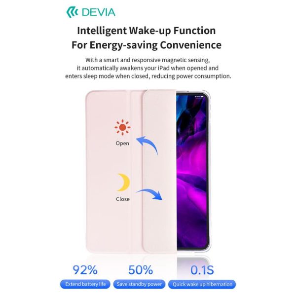 Θήκη Flip TPU Devia Apple iPad Pro 13 (2024) Cool Series Μαύρο - Image 3