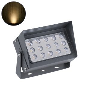 FLOOD-KAMY 90372 Προβολέας Σποτ Wall Washer με Αντιθαμβωτική Γρίλια LED 30W 2700lm 5° DC 24V Αδιάβροχο IP65 Θερμό Λευκό 3000K Dimmable – Γκρι Ανθρακί – Μ19.5 x Π10.7 x Υ9.5cm – 3 Χρόνια Εγγύηση