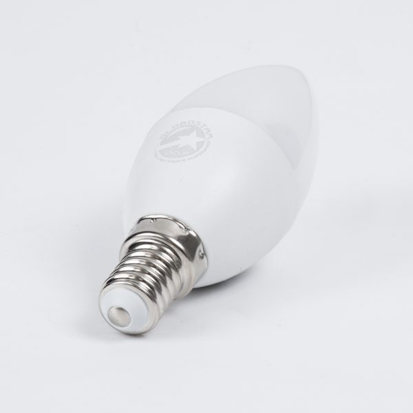 60005 Λάμπα LED E14 C37 Κεράκι 6W 564lm 260° AC 220-240V IP20 Φ3.7 x Υ10cm Θερμό Λευκό 2700K - 3 Years Warranty - Image 3