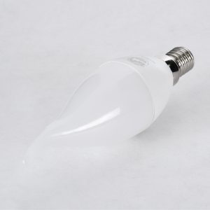 60008 Λάμπα LED E14 C37T Κεράκι 6W 564lm 260° AC 220-240V IP20 Φ3.7 x Υ12.5cm Θερμό Λευκό 2700K – 3 Years Warranty