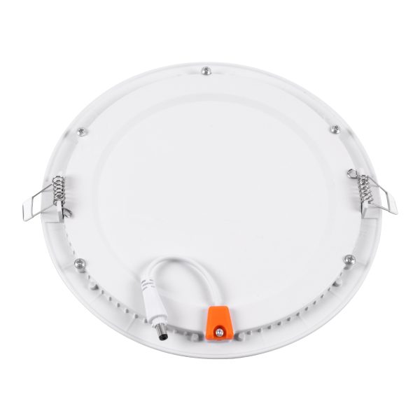 60189 Χωνευτό LED Panel Φ22cm 20W 2120lm 120° AC 220-240V IP20 Φ22.2 x Υ1.9cm Φυσικό Λευκό 4500K - 3 Years Warranty - Image 4