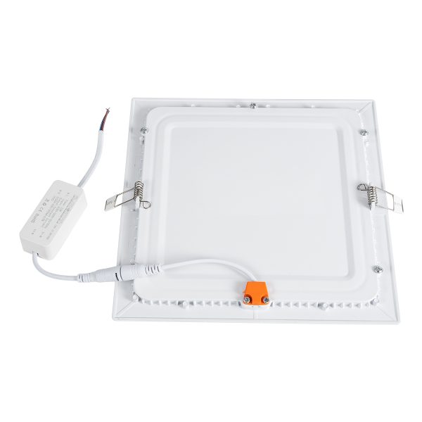 60199 Χωνευτό LED Panel 20W 2060lm 120° AC 220-240V IP20 Μ22.5 x Π22.5 x Υ1.9cm Θερμό Λευκό 2700K - 3 Χρόνια Εγγύηση - Image 5