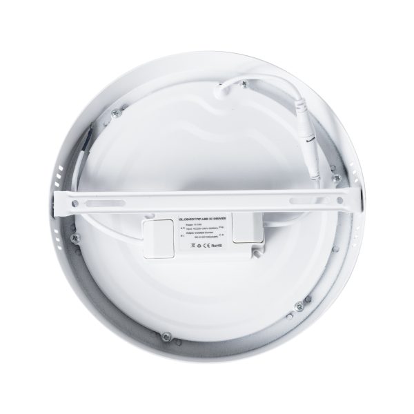 60201 Εξωτερικό LED Panel Φ22cm 20W 2120lm 120° AC 220-240V IP20 Φ22.2 x Υ3cm Φυσικό Λευκό 4500K - 3 Χρόνια Εγγύηση - Image 5