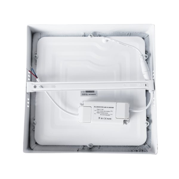 60204 Εξωτερικό LED Panel 22x22cm 20W 2120lm 120° AC 220-240V IP20 Μ22 x Π22 x Υ3cm Φυσικό Λευκό 4500K - 3 Χρόνια Εγγύηση - Image 5