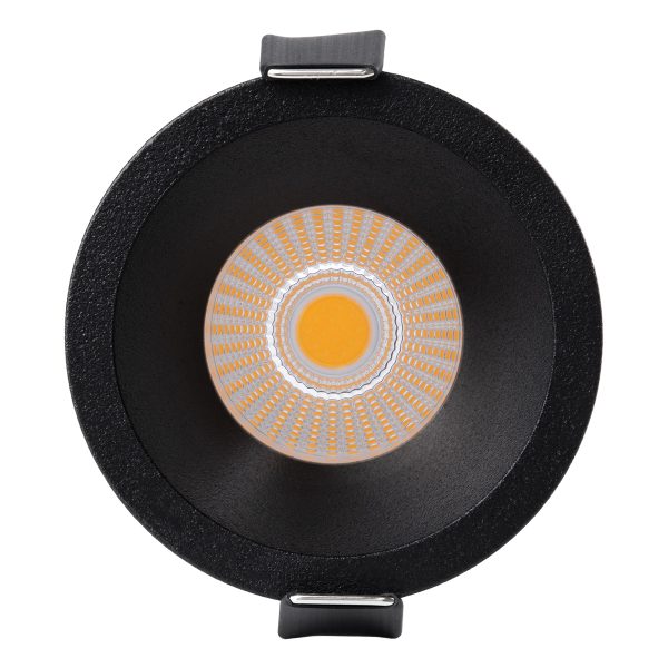 MICRO-B 60245 Χωνευτό LED Spot Downlight TrimLess Φ6cm 7W 875lm 38° AC 220-240V IP20 Φ6 x Υ7.8cm - Στρόγγυλο - Μαύρο - Θερμό Λευκό 2700K - Bridgelux COB - 5 Years Warranty - Image 5