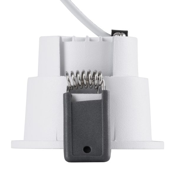 PLUTO-S 60248 Χωνευτό LED Spot Downlight TrimLess Φ6.4cm 7W 910lm 38° AC 220-240V IP20 Φ6.4 x Υ4.9cm - Στρόγγυλο - Λευκό & Anti-Glare HoneyComb - Φυσικό Λευκό 4500K - Bridgelux COB - 5 Years Warranty - Image 4
