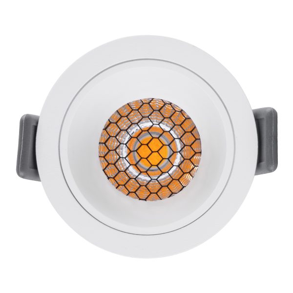 PLUTO-S 60248 Χωνευτό LED Spot Downlight TrimLess Φ6.4cm 7W 910lm 38° AC 220-240V IP20 Φ6.4 x Υ4.9cm - Στρόγγυλο - Λευκό & Anti-Glare HoneyComb - Φυσικό Λευκό 4500K - Bridgelux COB - 5 Years Warranty - Image 5