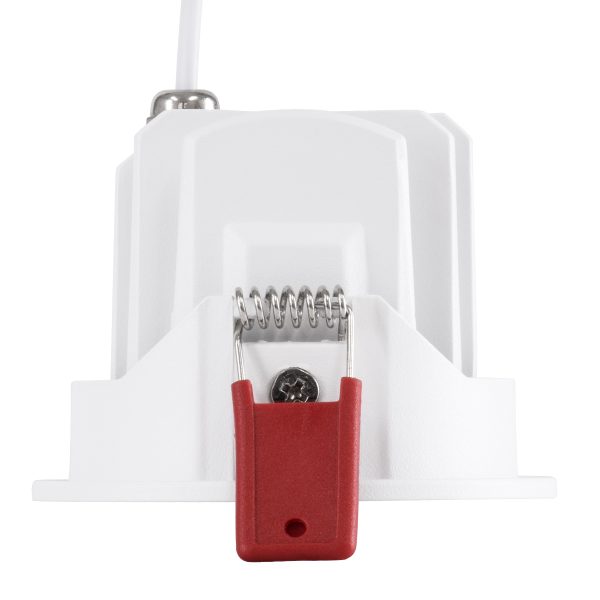 LEO-R 60285 Χωνευτό LED Spot Downlight TrimLess Φ8.5cm 10W 1250lm 38° AC 220-240V IP20 Φ8.5 x Υ6.6cm - Στρόγγυλο - Κινούμενο - Λευκό & Anti-Glare HoneyComb - Θερμό Λευκό 2700K - Bridgelux COB - 5 Years Warranty - Image 4