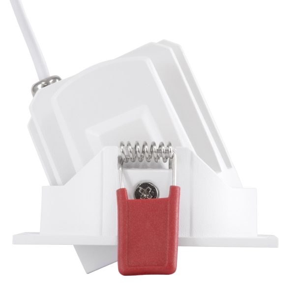 LEO-SQ 60290 Χωνευτό LED Spot Downlight TrimLess Μ8.5xΠ8.5cm 10W 1300lm 38° AC 220-240V IP20 Μ8.5 x Π8.5 x Υ6.6cm - Τετράγωνο - Κινούμενο - Λευκό & Anti-Glare HoneyComb - Φυσικό Λευκό 4500K - Bridgelux COB - 5 Years Warranty - Image 5