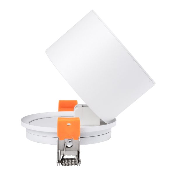 OMEGA-R 60295 Χωνευτό LED Spot Downlight TrimLess Φ10cm 12W 1500lm 36° AC 220-240V IP20 Φ10 x Υ8.2cm - Στρόγγυλο - Λευκό - Θερμό Λευκό 2700K - Bridgelux COB - 5 Years Warranty - Image 5