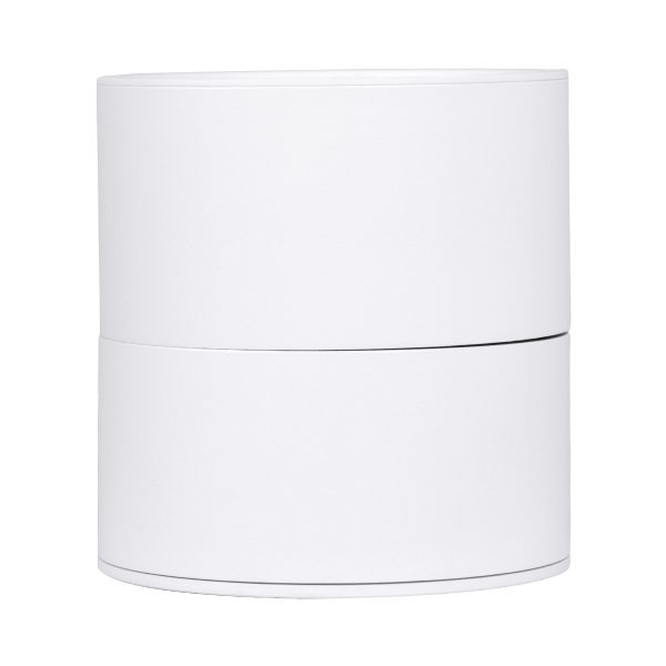 OMEGA-S 60299 Επιφανειακό LED Spot Downlight Φ10cm 12W 1500lm 36° AC 220-240V IP20 Φ10 x Υ10.5cm - Στρόγγυλο - Λευκό - Θερμό Λευκό 2700K - Bridgelux COB - 5 Years Warranty - Image 4