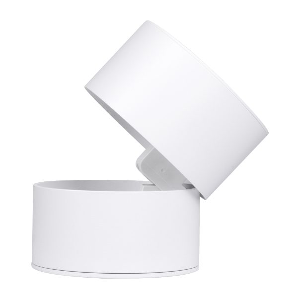 OMEGA-S 60299 Επιφανειακό LED Spot Downlight Φ10cm 12W 1500lm 36° AC 220-240V IP20 Φ10 x Υ10.5cm - Στρόγγυλο - Λευκό - Θερμό Λευκό 2700K - Bridgelux COB - 5 Years Warranty - Image 5