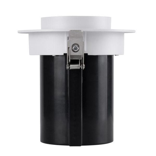 VIRGO-B 60310 Χωνευτό LED Spot Downlight TrimLess Φ13.5cm 20W 2600lm 36° AC 220-240V IP20 Φ13.5cm x Υ14cm - Στρόγγυλο - Λευκό με Μαύρο Κάτοπτρο - Φυσικό Λευκό 4500K - Bridgelux COB - 5 Years Warranty - Image 4