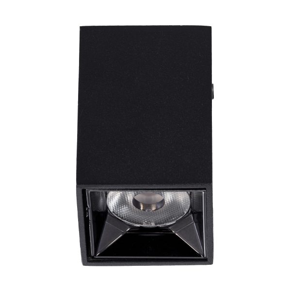 LUMINAR 60321 Downlight Σποτ LED 3W 405lm 36° AC 220-240V IP20 Θερμό Λευκό 2700K - Bridgelux COB Chip & TÜV SÜD Driver - Μαύρο Ματ - Μ4.2 x Π4.2 x Υ6.6cm - 5 Χρόνια Εγγύηση - Image 3