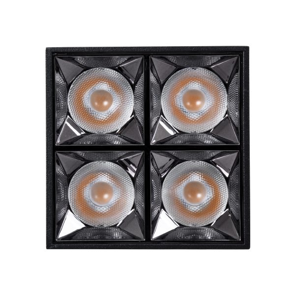 LUMINAR SUPERIOR 60333 Επιφανειακό LED Spot Downlight TrimLess 14W 1890lm 36° AC 220-240V IP20 Μ8.2 x Π8.2 x Υ6.6cm - Μαύρο με Κάτοπτρο Χρωμίου - Θερμό Λευκό 2700K - Bridgelux High Lumen Chip Gen2 - TÜV Certified Driver - 5 Years Warranty - Image 5