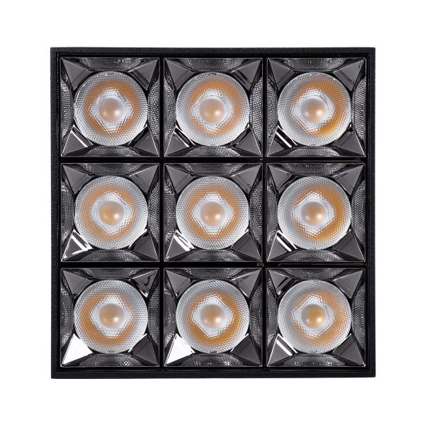 LUMINAR 60336 Downlight Σποτ LED 30W 4200lm 36° AC 220-240V IP20 Φυσικό Λευκό 4500K - Bridgelux COB Chip & TÜV SÜD Driver - Μαύρο Ματ - Μ12 x Π12 x Υ6.6cm - 5 Χρόνια Εγγύηση - Image 5