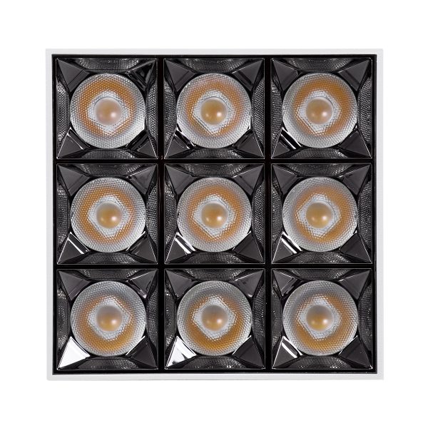 LUMINAR SUPERIOR 60338 Επιφανειακό LED Spot Downlight TrimLess 30W 4200lm 36° AC 220-240V IP20 Μ12 x Π12 x Υ6.6cm - Λευκό με Κάτοπτρο Χρωμίου - Φυσικό Λευκό 4500K - Bridgelux High Lumen Chip Gen2 - TÜV Certified Driver - 5 Years Warranty - Image 5