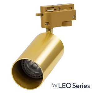 LEO 60357 Μοντέρνο Φωτιστικό Οροφής Σποτ Μονόφωτο 1 x GU10 IP20 Χρυσό Αλουμίνιο – Μ6 x Π6 x Υ19cm – 5 Χρόνια Εγγύηση