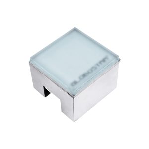 CYBOLITHOS 60366 Χωνευτό Φωτιστικό Σποτ Δαπέδου LED 2W 270lm 120° DC 24V Αδιάβροχο IP68 IK06 Μ10 x Π10 x Υ8cm 6000K Dimmable – Tempered Γαλακτερό Γυαλί & Ανοξείδωτο Ατσάλι – Bridgelux Chip – 3 Χρόνια Εγγύηση