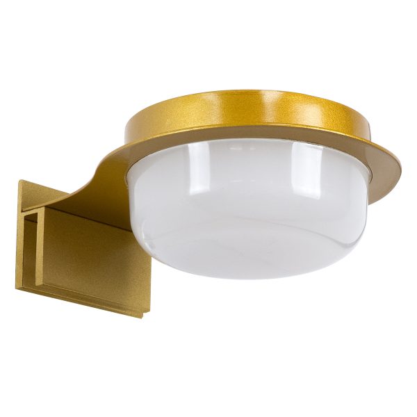 KIARA 60401 Μοντέρνο Φωτιστικό Τοίχου - Απλίκα Καθρέπτη Μπάνιου με 3 Τρόπους Τοποθέτησης LED 5W 560lm 120° AC 220-240V IP44 Μ10 x Π13 x Υ3cm - Φυσικό Λευκό 4500K - Χρυσό - 3 Χρόνια Εγγύηση - Image 3