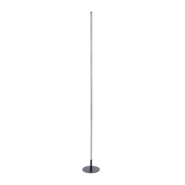 DALUMA 60470 Μοντέρνο Επιδαπέδιο Φωτιστικό LED 24W 2640lm 200° AC 220-240V IP20 Ρυθμιζόμενο Λευκό CCT από 2700K έως 6000K - Μαύρο - Μ18 x Π18 x Υ160cm - 3 Χρόνια Εγγύηση - Image 2