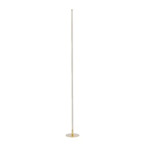 DALUMA 60472 Μοντέρνο Επιδαπέδιο Φωτιστικό LED 24W 2640lm 200° AC 220-240V IP20 Ρυθμιζόμενο Λευκό CCT από 2700K έως 6000K – Χρυσό Πλατίνα – Μ18 x Π18 x Υ160cm – 3 Χρόνια Εγγύηση