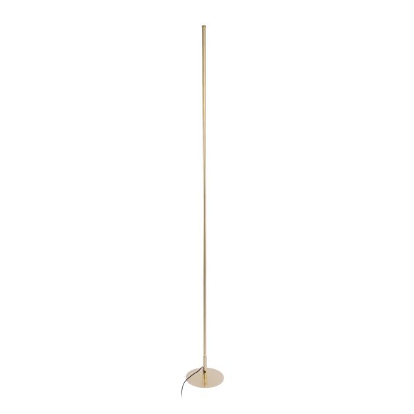 DALUMA 60472 Μοντέρνο Επιδαπέδιο Φωτιστικό LED 24W 2640lm 200° AC 220-240V IP20 Ρυθμιζόμενο Λευκό CCT από 2700K έως 6000K - Χρυσό Πλατίνα - Μ18 x Π18 x Υ160cm - 3 Χρόνια Εγγύηση - Image 3